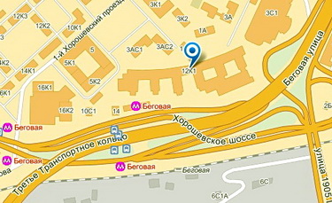 УФНС по Москве на карте Яндекса