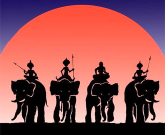 От темна до темна по жаркой Индии он торопит слона