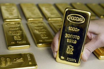 Россия уменьшает финансовые риски, инвестируя в золото