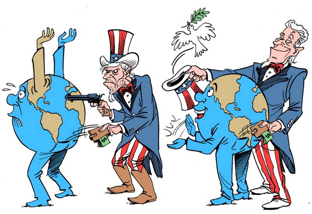 Различие республиканцев и демократов глазами бразильца Латуффа