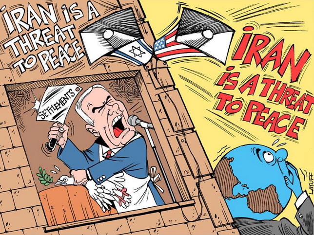 В глазах Израиля иранцы виноваты всегда (рис — Латуфф)