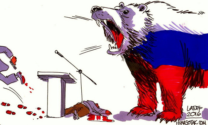 Россия вносит разлом в западный миропорядок (рис — Карлуш Латуфф)