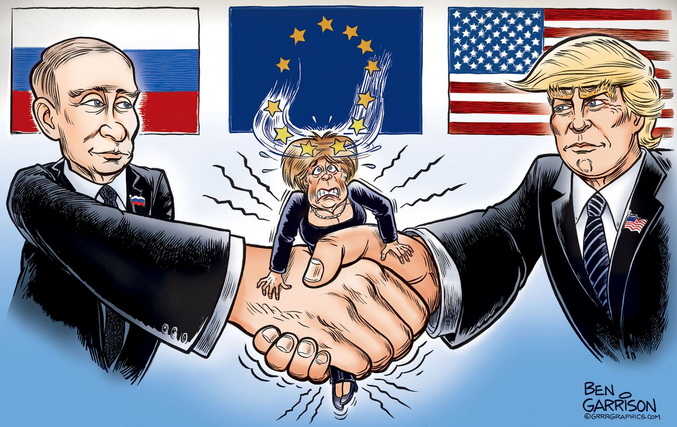 Американский взгляд на геополитическую силу ЕС (рис — Б Гаррисон)